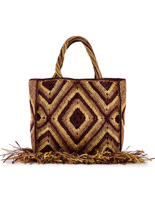 Borsa Paxos 01 Beige/Marrone/Giallo viamailbag | PAXOS PAXOS01
